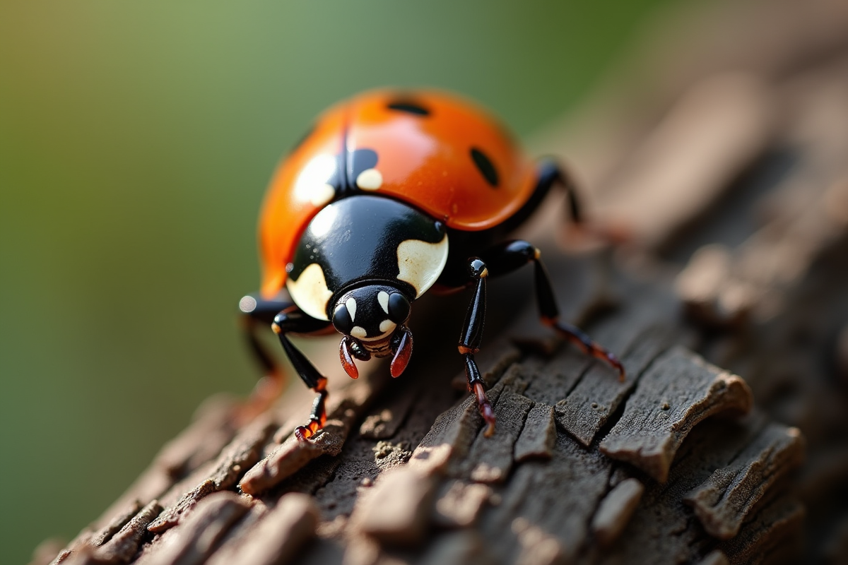 Coccinelle sur l