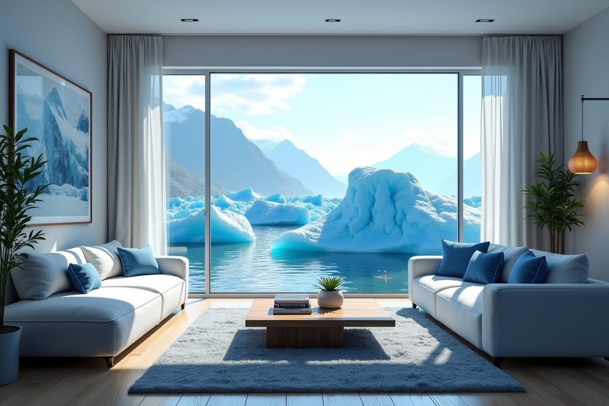 bleu glacier